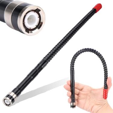 Imagem de CB antena de rádio chicote macio 27 MHz BNC adaptador macho compatível com Cobra Uniden Midland Maxon carro móvel caminhão veículo portátil rádio CB portátil