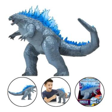 Imagem de Boneco Godzilla Azul Monsterverse Gigante Articulado Sunny 3555