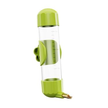 Imagem de Fenteer Bebedouro para pássaros, à prova de vazamentos, fácil de reabastecer, para gaiolas de agapornis e calopsitas, Verde