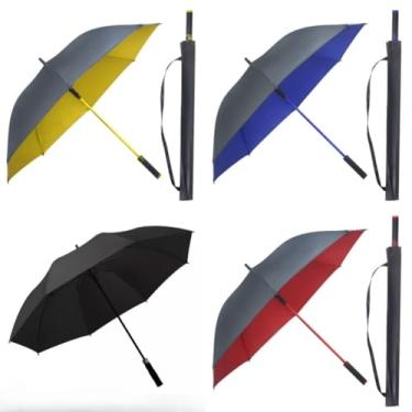 Imagem de Guarda-Chuva Grande Automático - Fibra de Vidro Blackout para Proteção UV, Reforçado para Tempestade(kit 2 aleatório)