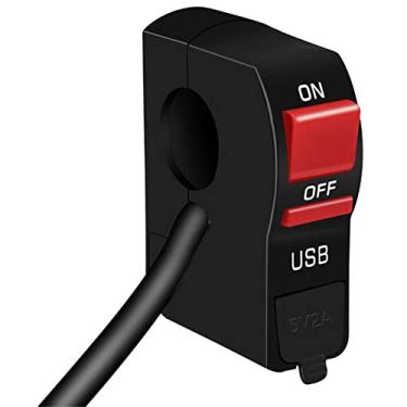 Imagem de Carregador à prova d'água para motocicleta, carregador USB, adaptador de energia e tomada GPS para celular