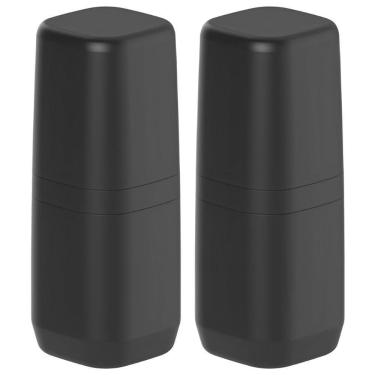 Imagem de 2X Porta Escova De Dente Banheiro Viagem Ou Aura Preto