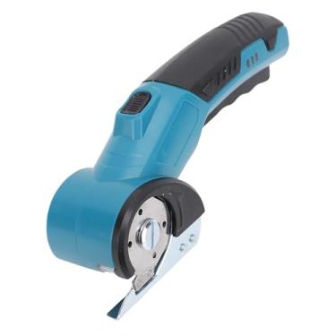 Imagem de Luocute Cortador de Papelão Sem Fio, Tesoura Elétrica para Tecido de Couro de Carpete Com Luz LED e Bateria de 1500mAh, Corte Rápido de Baixo Ruído para Artesanato para Uso Industrial