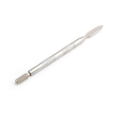 Imagem de Caneta aplicadora de tinta a óleo de borda de couro ferramenta de rolo de pintura rápida artesanato de couro aplicar óleo rapidamente ferramenta de tingimento de borda superior, Cabeça prateada, One