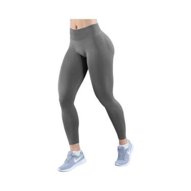 Imagem de Leggings Esportivas Sem Costura De Cintura Alta Para Mulheres Com Pain