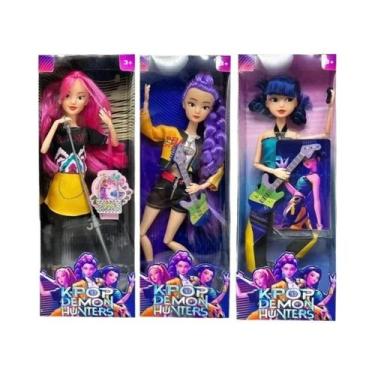 Imagem de Boneca De Vinil De 30CM K-Pop Demon Hunters Anime Para Meninas Rumi Mi