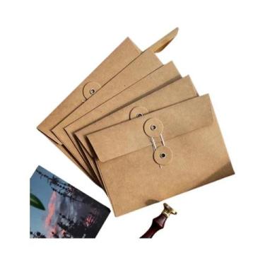 Imagem de 20pcs envelopes de papel kraft marrom vintage 11,5x17cm - MOHAMM, 20 u