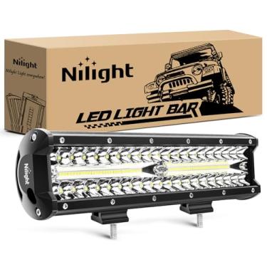 Imagem de Nilight Barra de luz LED 3000 W 300 W combo de ponto de inundação barra 30000LM bar condução barco luzes led off-road para caminhões, 2 anos de garantia