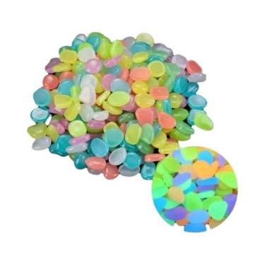 Imagem de Pedras De Resina Luminosa Para Caminhos De Jardim E Aquários, Brilham 