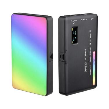 Imagem de Luz De Vídeo LED RGB 2500-9000K CRI95+ Com Display LCD E Cold Shoe Par