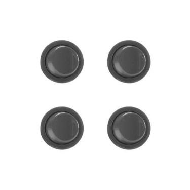 Imagem de Kit 4 Interruptores Bolinha de Tecla para Móveis MarGirius Moldura M9 