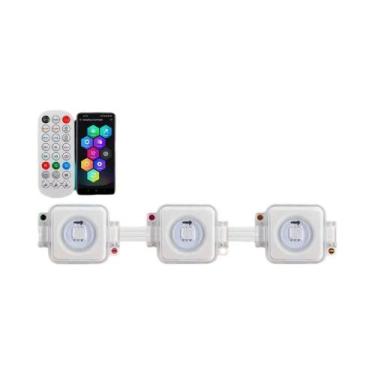 Imagem de Luzes De Cordão LED RGBIC Para Exterior MIMIRGB Iluminação Festiva Per