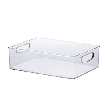 Imagem de Caixa Organizadora de Armário Gaveta C/ Alça Diamond Cristal Vários Mo