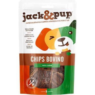 Imagem de Petisco Pet Para Cães Snack Chips Bovino  Natural Carne 5 Unidades Jac