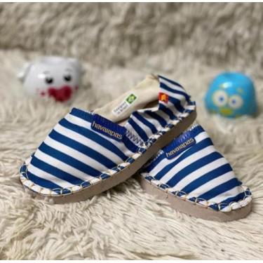 Imagem de Alpargata Infantil Sapatilha Havaianas Tradicional, Listrado, 31