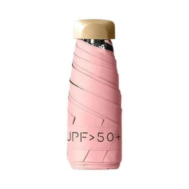 Imagem de Guarda-chuva Feminino Anti-UV De Dupla Utilização Com Bolso, 50% De De