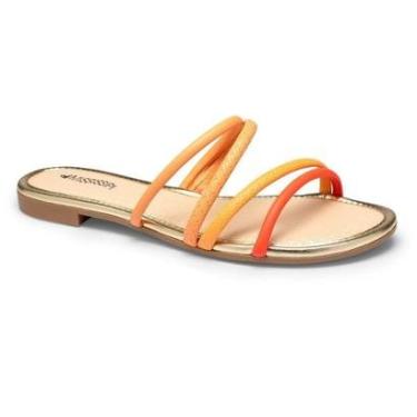 Imagem de Chinelo Mississipi MI032 Feminino - Laranja-Feminino