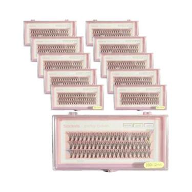 Imagem de Cílios Postiços Naturais 20D 0.07mm De Mink Sintético C Curl 8-14mm Mi