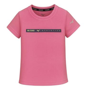 Imagem de Camiseta Mizuno Energy Stamp Infantil - Rosa 8-Unissex