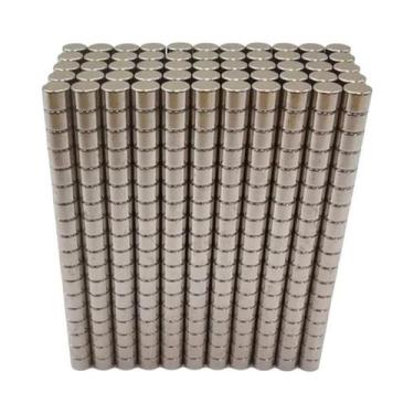 Imagem de 50pcs 4x3mm ímãs pequenos  disco redondo forte para quadros brancos, f