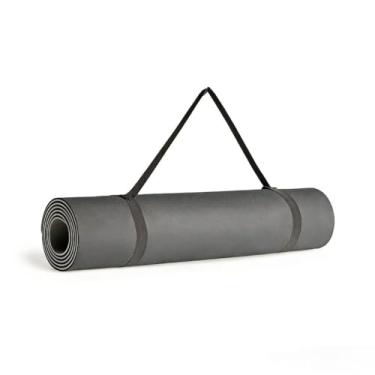 Imagem de Colchonete Tapete Yoga 1.70m x 55cm x 5mm - Tatame para Exercícios, com Pequenos Defeitos Estéticos, Ideal para Casa e Academia (Cinza,[170cm x 55cm x 5mm])