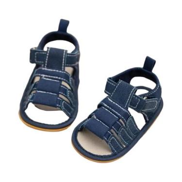 Imagem de Sandálias Infantis Meckior Antiderrapantes para Bebês - Solado de Borr