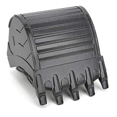 Imagem de HUIOP Acessório de Balde RC de Alta Qualidade Escavadeira RC Metal Substituição Peça Carro Engenharia para Crianças Acima 8 Anos, Acabamento Fino Prático para Uso
