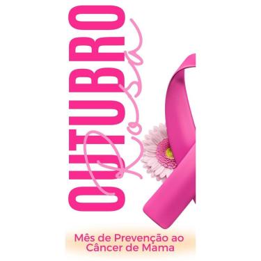Imagem de Adesivo Decoração Laço Outubro Rosa Cancer De Mama 50X100Cm