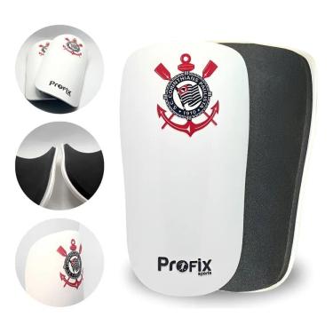 Imagem de Caneleira Corinthians Profix: Proteção Leve E Segura Par - M