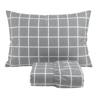 Imagem de Jogo de Lençol Cama Solteiro Malha 100% Algodão 2 Peças Estampado Com Elástico Toque Macio Cozzilar (Modelo 3)