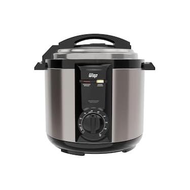 Imagem de Panela de Pressão Elétrica Wap WPPE2 5L 900W Revestimento Antiaderente Gray Stone Timer Inox