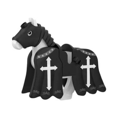 Imagem de Figuras De Soldados Cavaleiros Medievais Com Armaduras E Cavalos De Gu