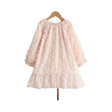 Imagem de Vestido De Princesa De Manga Longa Para Meninas, Outono E Primavera, E