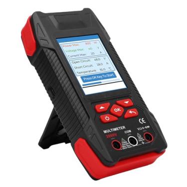 Imagem de Zhjvihx Multímetro Solar MPPT Testador, Medidor de Watt Digital de Painel Fotovoltaico de 2.000 W Com Display de Curva MPPT e 60.000 Contagens, para Teste e Manutenção de Desempenho de