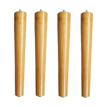 Imagem de Kit 4 Pés Palito 32 Cm Eucalipto Poltronas Namoradeira Puffs