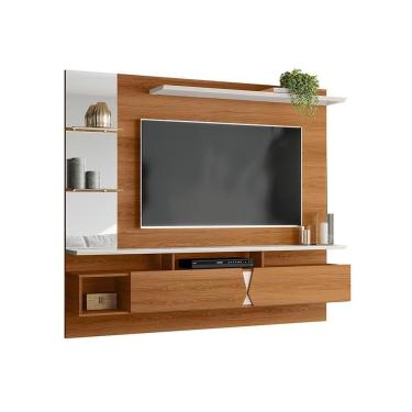 Imagem de Painel Para Tv Até 55 Polegadas 1,83m Intense Jequitibá Lukaliam Móveis