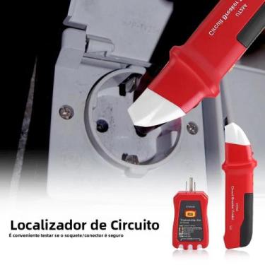 Imagem de Testador De Tomada E Localizador De Disjuntores Profissional Uni-T Com