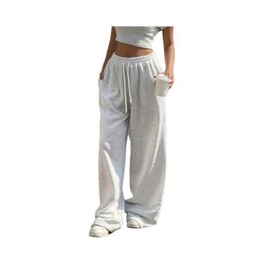 Imagem de Calças Casuais Femininas Com Capuz, Estilo Baggy Para Primavera E Outo