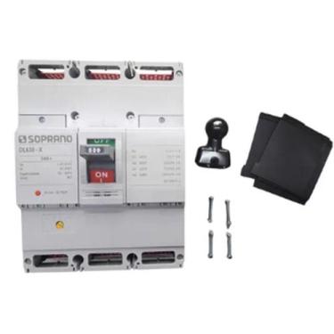 Imagem de Disjuntor dl630-x - 500a caixa moldada 3 modulos tripolar soprano