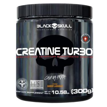 Imagem de Creatine Turbo Laranja 300 G - Black Skull, 01 Unidade, Laranja, 300g