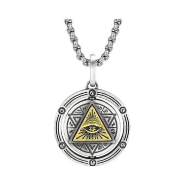 Imagem de Colar Olho De Hórus: Pingente Olho Grego, Joia Amuleto Antigo Egípcio,