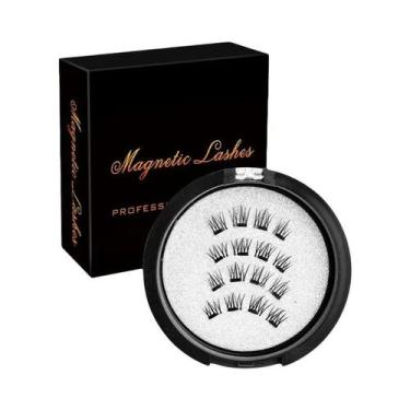 Imagem de Cílios Postiços Magnéticos 3D Naturais Reutilizáveis, Conjunto Com 4 C