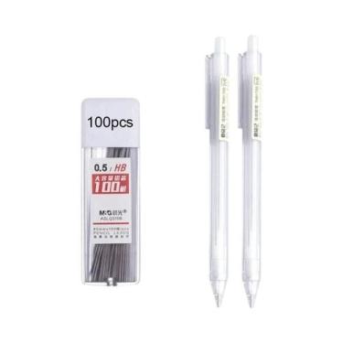 Imagem de Conjunto De Minas Para Lapiseira 0.5 0.7mm 2B HB, Recargas Automáticas