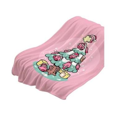 Imagem de Cobertor De Sofá Quente E Macio Em Fleece K-Kirbys, Microfibra Adoráve