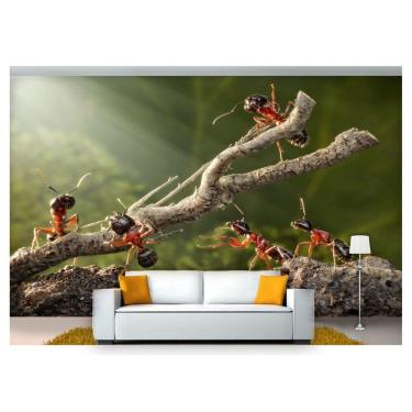 Imagem de Papel De Parede Animais Formigas Trabalho 3D Anm117
