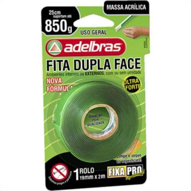 Imagem de Fita Dupla-Face Adelbras F.Pro 19Mmx2