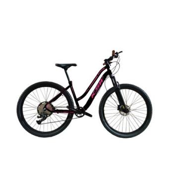 Imagem de Bicicleta Aro 29 KSW Sunny 12v Freios Hidráulicos e Trava, Preto, Rosa