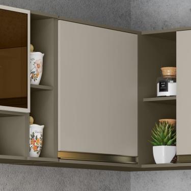 Imagem de Armário Aéreo de Cozinha 60 Cm 1 Porta Connect Henn