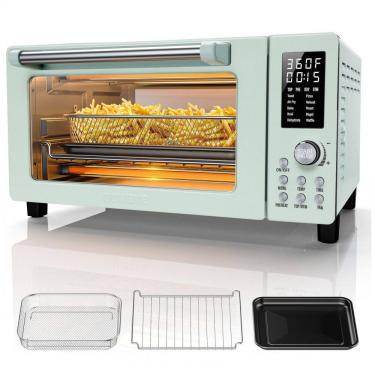 Imagem de Forno Elétrico 12 em 1 com Capacidade de 19L, Material de Aço Inoxidável e Tela LCD, 11...