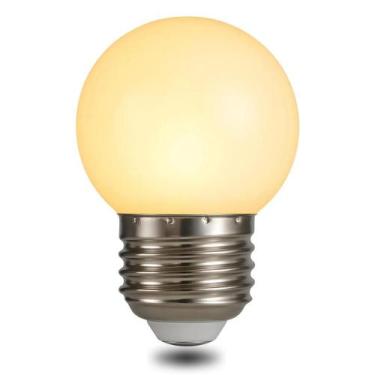 Imagem de Lâmpada mini bulbo bolinha g45 e27 4w luz quente philips